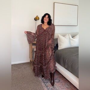 Free People Weeping Willows Maxi Dress